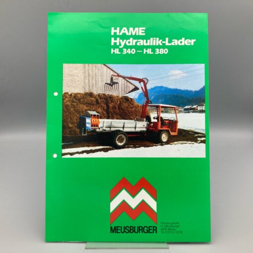 MEUSBURGER Prospekt HAME Hydraulik-Lader