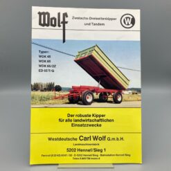 WOLF Prospekt Zweiachs-Dreiseitenkipper und Tandem