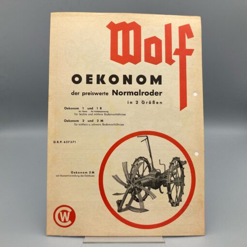 WOLF Prospekt Normalroder "OEKONOM"
