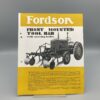 FORDSON Prospekt Front Mounted Tool Bar