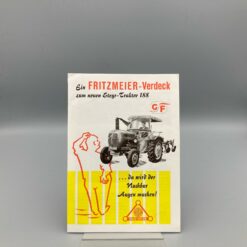 FRITZMEIER Prospekt Verdeck zum Steyr-Traktor 188