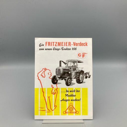FRITZMEIER Prospekt Verdeck zum Steyr-Traktor 188
