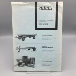 STURA Prospekt Pneuwagen, Anhänger, Viehtransportwagen, Kipper