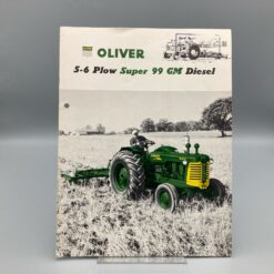 OLIVER Prospekt Traktor 5-6 Plow Super 99 GM Diesel