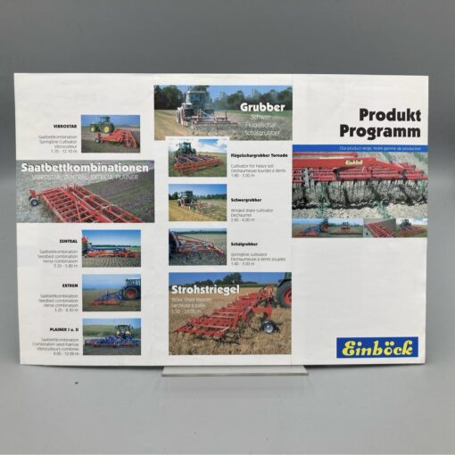 EINBÖCK Prospekt Bodenbearbeitungs-Programm