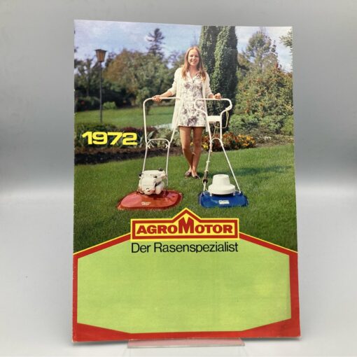 AGROMOTOR Prospekt/Preislilste "Der Rasenspezialist" Programm 1972