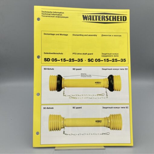 WALTERSCHEID Prospekt Gelenkwellenschutz