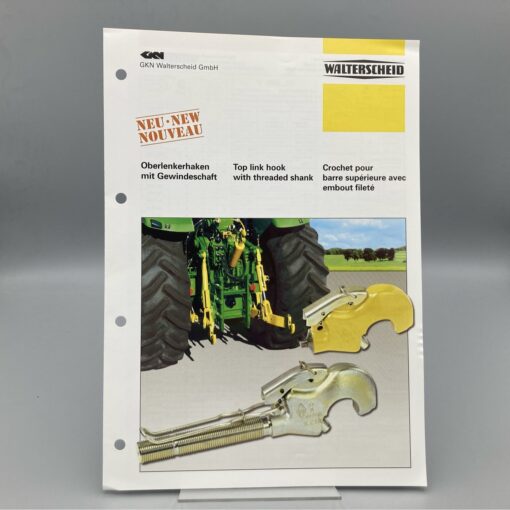 WALTERSCHEID Prospekt Oberlenkerhaken