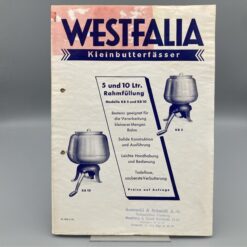 WESTFALIA Prospekt Kleinbutterfässer