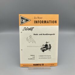 WAGNER Prospekt Hack- und Ausdünngerät