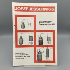 J. JESSERNIGG Prospekt Branntwein-Brennapparate