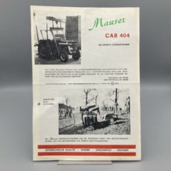 MAUSER Prospekt Sicherheitskabine CAB 404