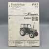 MAUSER Ersatzteilliste für FIAT Traktor Kabine M-340/M-341