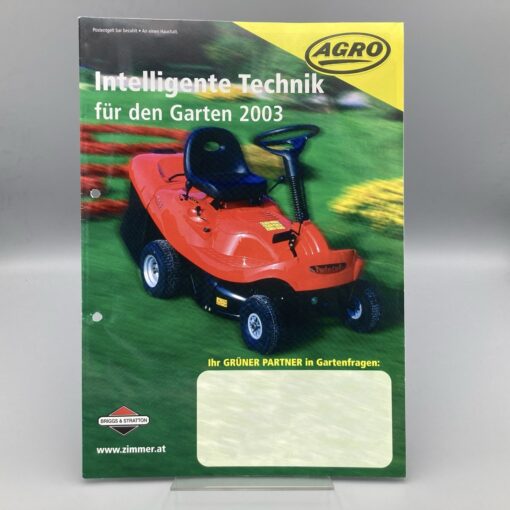AGRO Prospekt/Preislilste Garten Technik 2003