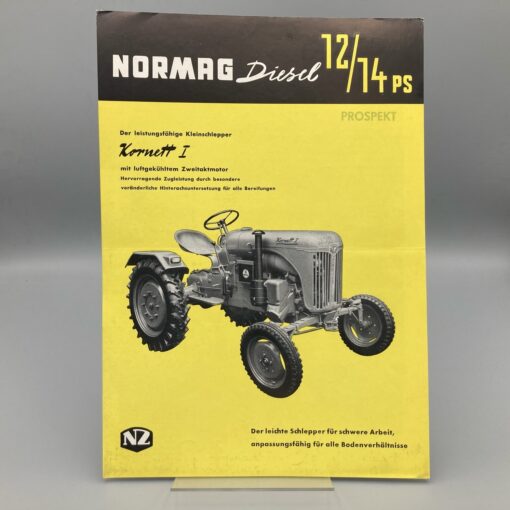 NORMAG Prospekt Kleinschlepper KORNETT I