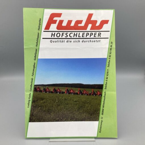 FUCHS Prospekt Hofschlepper