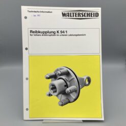 WALTERSCHEID Prospekt Reibkupplung K 94/1