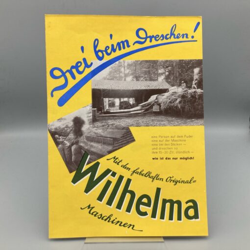 WILHELMA Prospekt Allesförderer, Schneideinleger, Spreugebläse, Pressenschneider