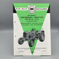 WARCHALOWSKI Prospekt Vollernte-Universal-Traktor WT40