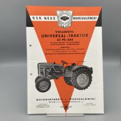WARCHALOWSKI Prospekt Vollernte-Universal-Traktor 33PS-SAE