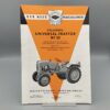 WARCHALOWSKI Prospekt Vollernte-Universal-Traktor WT25