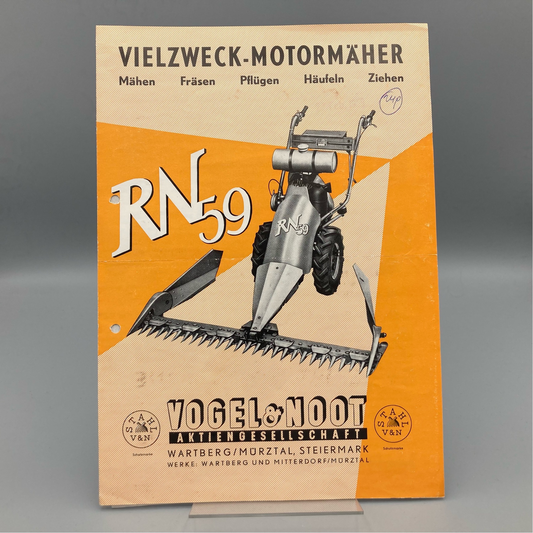 VOGEL & NOOT Prospekt Vielzweck-Motormäher RN59