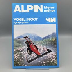 VOGEL & NOOT Prospekt Motormäher ALPIN