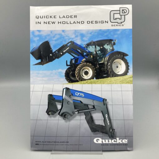 QUICKE Prospekt Lader im NEW HOLLAND Design