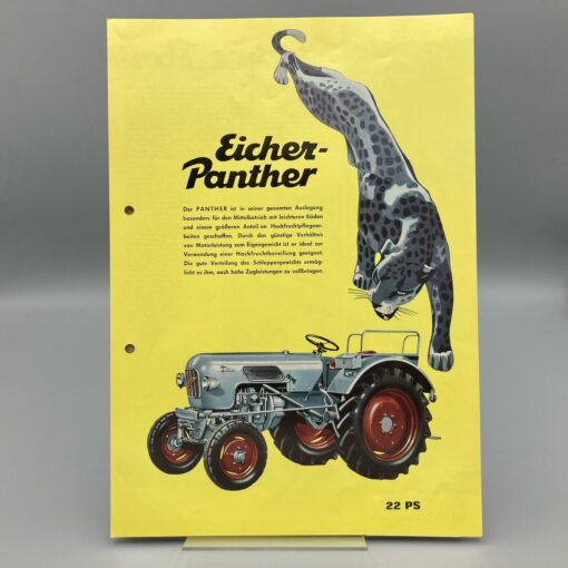 EICHER Prospekt Traktoren "Panther"