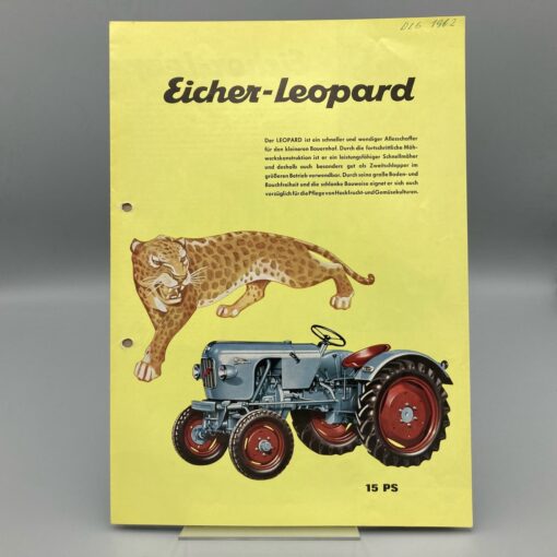 EICHER Prospekt Traktoren "Leopard"