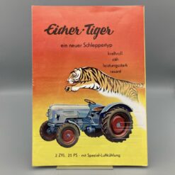 EICHER Prospekt Traktoren "Tiger"