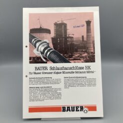 BAUER Prospekt Schlauchanschlüsse HK