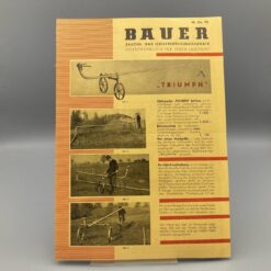 BAUER Prospekt Jauche- und Gülleverteilungsgeräte "TRIUMPH"