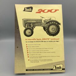 BAUTZ Prospekt Schlepper 200