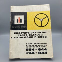 IHC International Ersatzteilkatalog für Dieselschlepper 554+644, 744+844