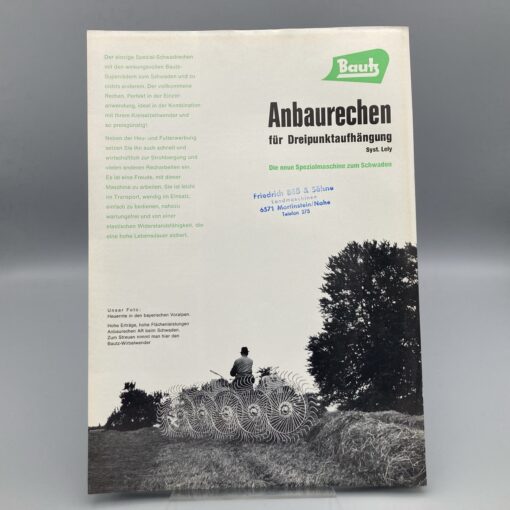 BAUTZ Prospekt Anbaurechen