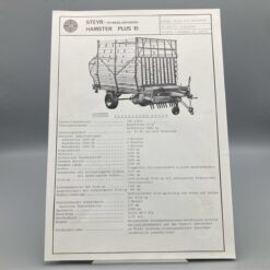 STEYR Technische Daten Ladewagen Hamster Plus 15