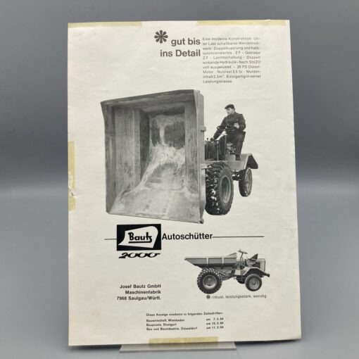 BAUTZ Prospekt Autoschütter