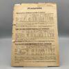 CLAAS Prospekt Strohpressen Preisliste 1939