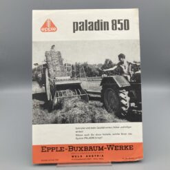 Epple Prospekt Aufsammelpresse paladin 850