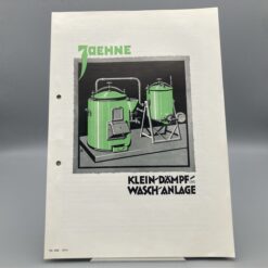JAEHNE Prospekt Klein-Dämpf-Waschanlage