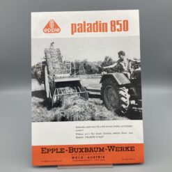 Epple Prospekt Aufsammelpresse paladin 850