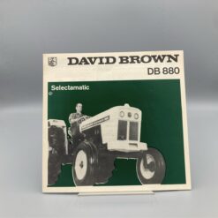 DAVID BROWN Prospekt Traktoren DB880 Selectamatic