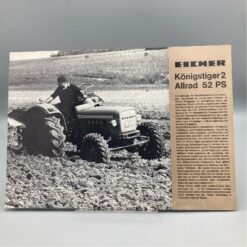 EICHER Prospekt Schlepper Königstiger 2 Allrad 52PS