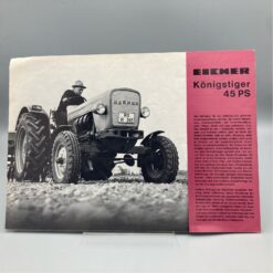EICHER Prospekt Schlepper Königstiger 45PS