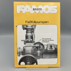 BAUER Prospekt Faßfüllpumpen FAMOS