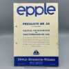 EPPLE Preisliste Nr. 50, 02/1964
