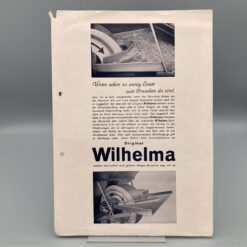 WILHELMA Prospekt Gebläse, Kurzstrohschurre und Schneideinleger
