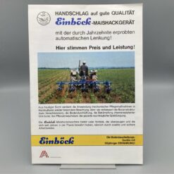 EINBÖCK Prospekt Maishackgerät