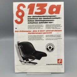 FRITZMEIER Prospekt Traktorsitz S3037